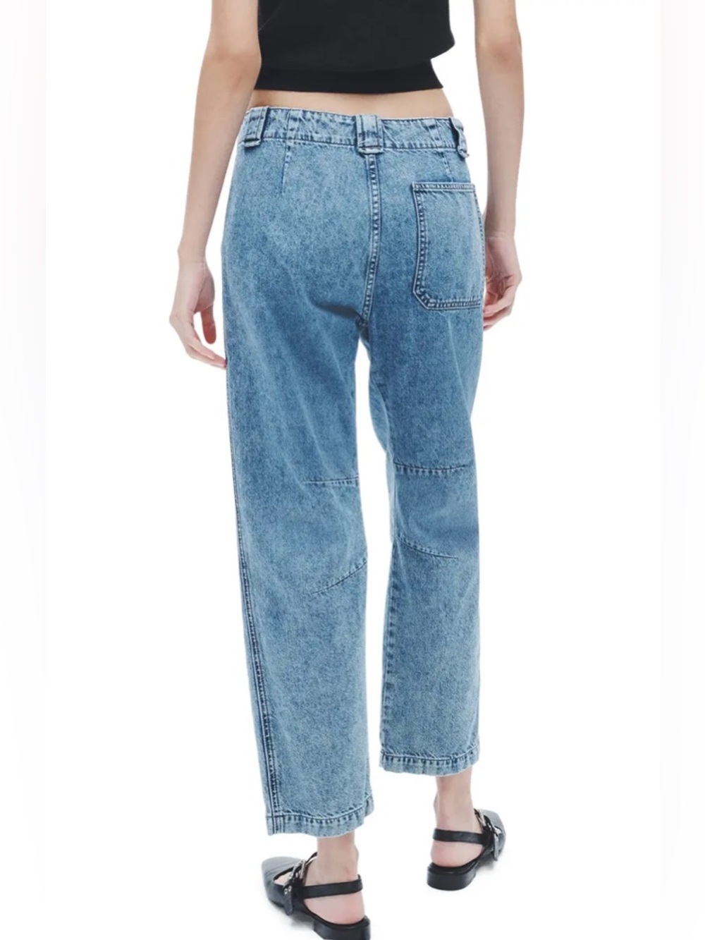 rag & bone Leyton Straight Leg Jeans relaxed fit denim - Picture 4 of 11